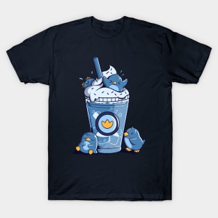 Penguin Iced Coffee by Tobe Fonseca T-Shirt